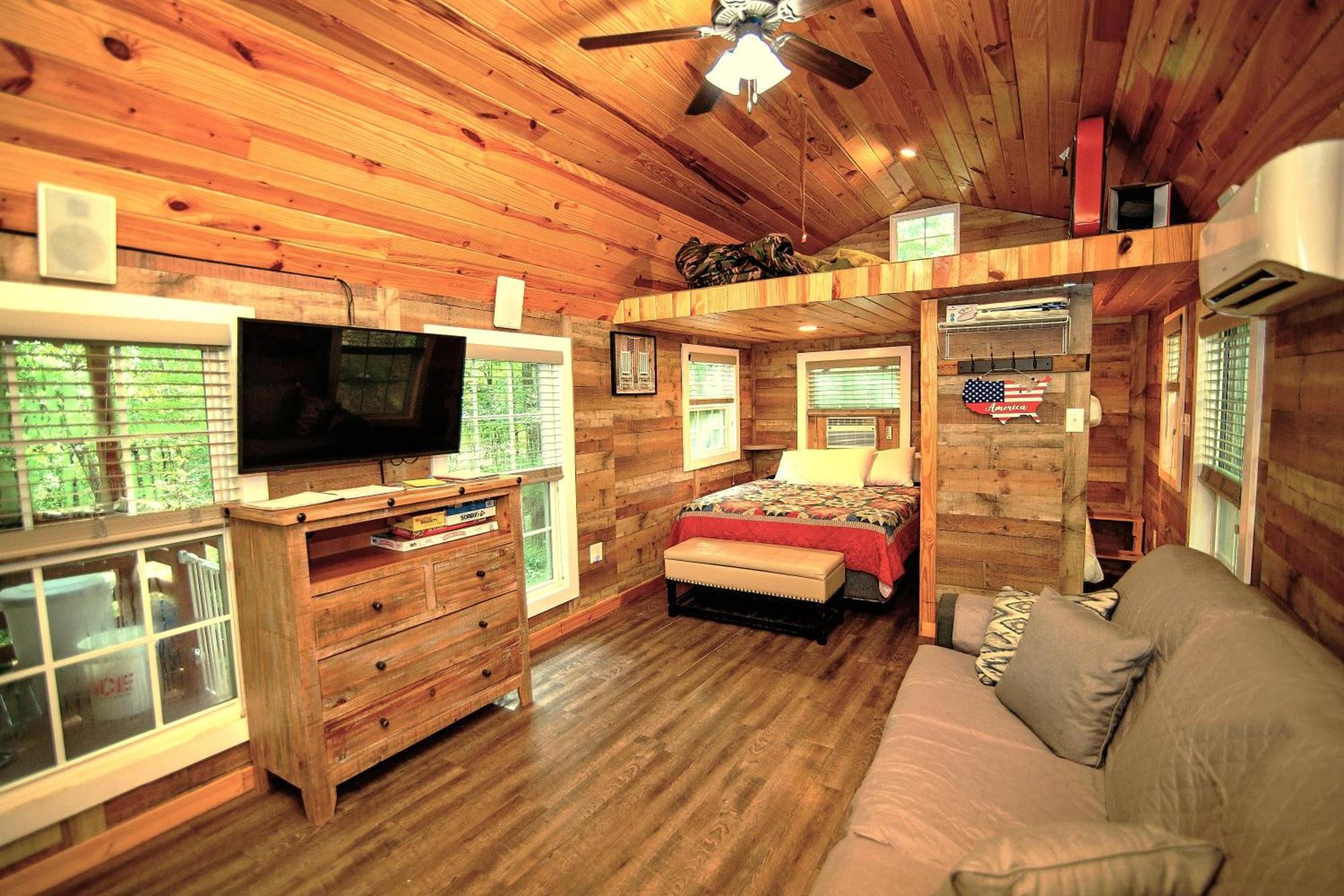 The Americana - Parker Creek Bend Cabins Murfreesboro Exteriér fotografie