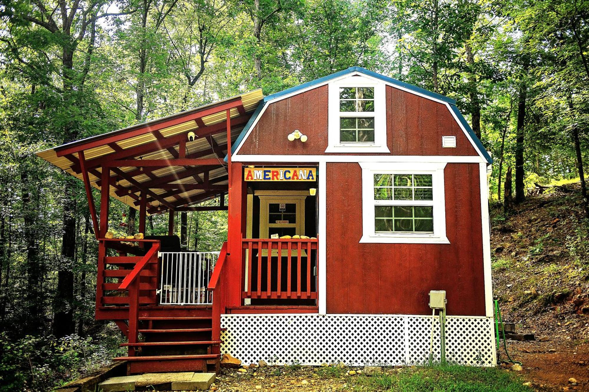 The Americana - Parker Creek Bend Cabins Murfreesboro Exteriér fotografie