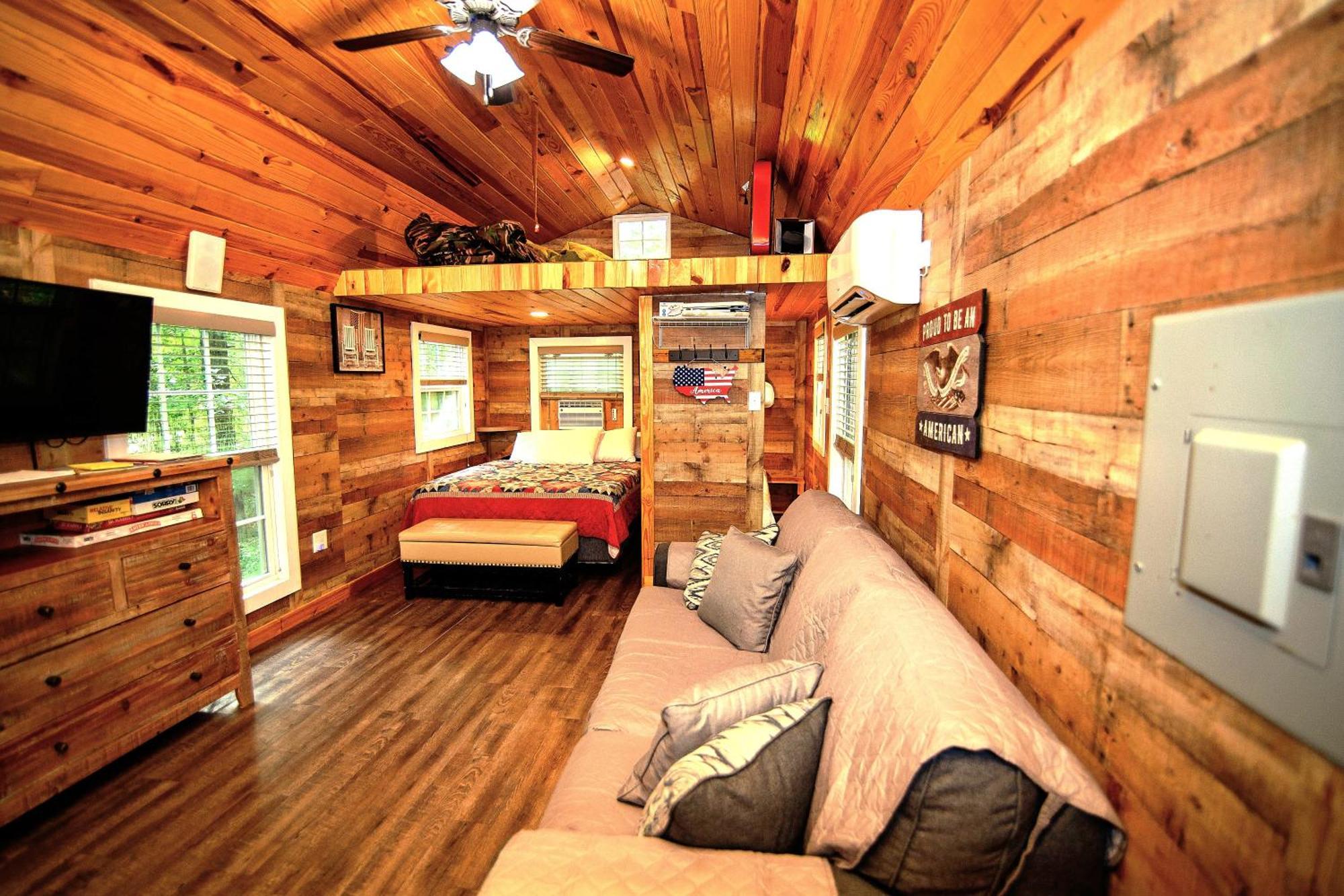 The Americana - Parker Creek Bend Cabins Murfreesboro Exteriér fotografie